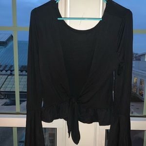Black Tie Back Top